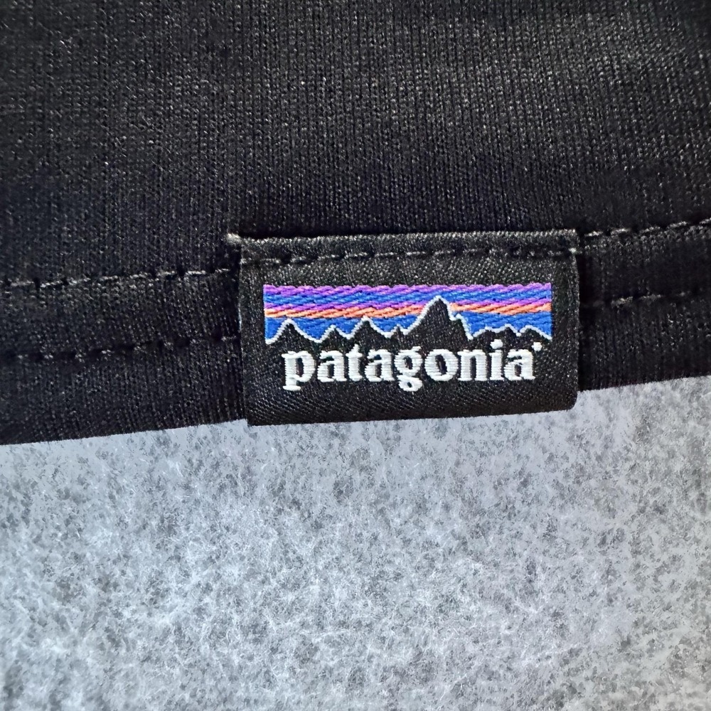Patagonia Shirt Mens L Black Capilene Midweight Base Layer Long Sleeve Thermal - Picture 3 of 8